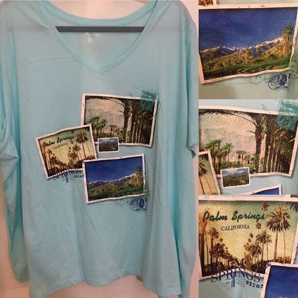 Catherine’s Comfy V neck Tee! 3X - Picture 1 of 6